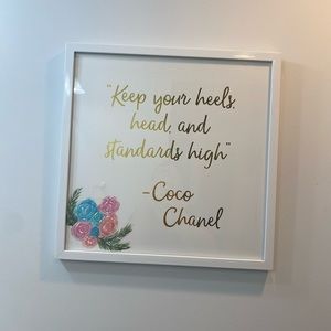 Hand Painted coco channel picture